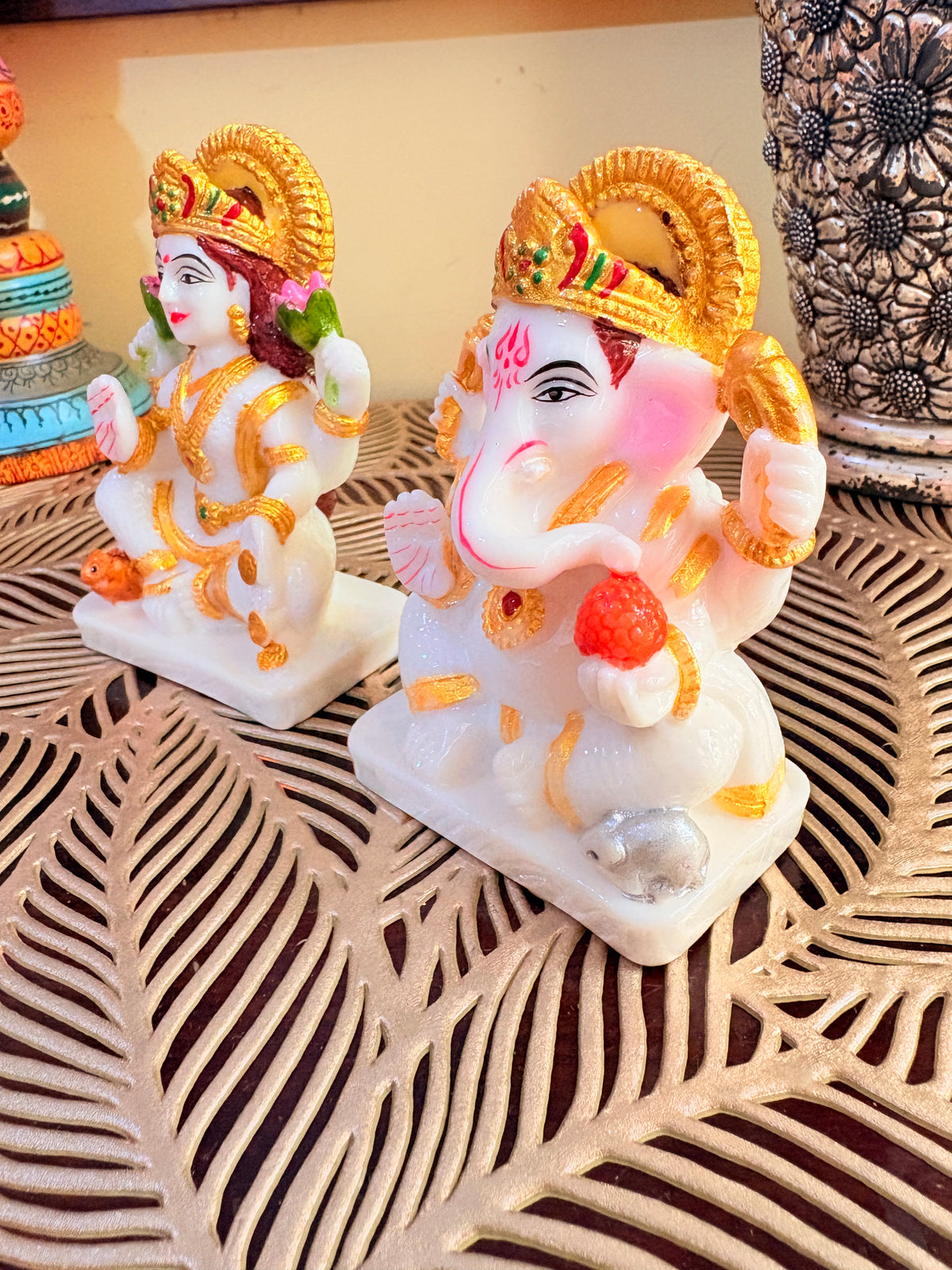 Shree Jodi – Lakshmi Ganesh Idols Set