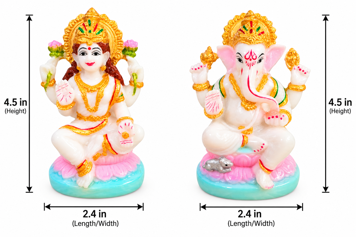 SHREE SAANIDHYA – Lakshmi Ganesh Idols Set