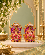 MANGALYA | Handcrafted Lakshmi Ganesh Idol Set